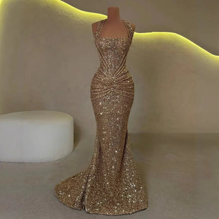 Veloria – Robe Nuit Dorée